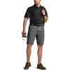 CQR Men’s Convertible Cargo Tactical Pants, Water Resistant Outdoor Hiking Pants, Zip Off Lightweight Stretch Work Pants(Convertible Cargo W/Belt Carbon Grey)