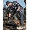 CQR Men’s Convertible Cargo Tactical Pants, Water Resistant Outdoor Hiking Pants, Zip Off Lightweight Stretch Work Pants(Convertible Cargo W/Belt Carbon Grey)