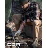 CQR Men’s Convertible Cargo Tactical Pants, Water Resistant Outdoor Hiking Pants, Zip Off Lightweight Stretch Work Pants(Convertible Cargo W/Belt Coyote)