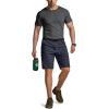 CQR Men’s Convertible Cargo Tactical Pants, Water Resistant Outdoor Hiking Pants, Zip Off Lightweight Stretch Work Pants(Convertible Cargo W/Belt Navy)
