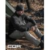 CQR Men’s Convertible Cargo Tactical Pants, Water Resistant Outdoor Hiking Pants, Zip Off Lightweight Stretch Work Pants(Convertible Cargo W/Belt Sage)