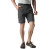 CQR Men’s Convertible Cargo Tactical Pants, Water Resistant Outdoor Hiking Pants, Zip Off Lightweight Stretch Work Pants(Lightweight Zip-off Charcoal)