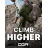 CQR Men’s Convertible Cargo Tactical Pants, Water Resistant Outdoor Hiking Pants, Zip Off Lightweight Stretch Work Pants(Rocky Fuscous Green)