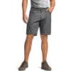 CQR Men’s Convertible Cargo Tactical Pants, Water Resistant Outdoor Hiking Pants, Zip Off Lightweight Stretch Work Pants(Rocky Jet Grey)