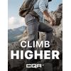CQR Men’s Convertible Cargo Tactical Pants, Water Resistant Outdoor Hiking Pants, Zip Off Lightweight Stretch Work Pants(Rocky Jet Grey)