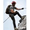 CQR Men’s Convertible Cargo Tactical Pants, Water Resistant Outdoor Hiking Pants, Zip Off Lightweight Stretch Work Pants(Runyon Cargo W/Belt Black)