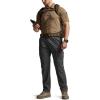 CQR Men’s Convertible Cargo Tactical Pants, Water Resistant Outdoor Hiking Pants, Zip Off Lightweight Stretch Work Pants(Runyon Cargo W/Belt Charcoal)