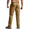 CQR Men’s Convertible Cargo Tactical Pants, Water Resistant Outdoor Hiking Pants, Zip Off Lightweight Stretch Work Pants(Runyon Cargo W/Belt Cougar)