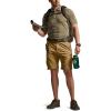 CQR Men’s Convertible Cargo Tactical Pants, Water Resistant Outdoor Hiking Pants, Zip Off Lightweight Stretch Work Pants(Runyon Cargo W/Belt Cougar)