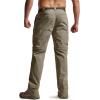 CQR Men’s Convertible Cargo Tactical Pants, Water Resistant Outdoor Hiking Pants, Zip Off Lightweight Stretch Work Pants(Runyon Cargo W/Belt Sandstorm)