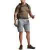CQR Men’s Convertible Cargo Tactical Pants, Water Resistant Outdoor Hiking Pants, Zip Off Lightweight Stretch Work Pants(Runyon Cargo W/Belt Stone)