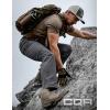 CQR Men’s Convertible Cargo Tactical Pants, Water Resistant Outdoor Hiking Pants, Zip Off Lightweight Stretch Work Pants(Runyon Charcoal)