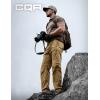 CQR Men’s Convertible Cargo Tactical Pants, Water Resistant Outdoor Hiking Pants, Zip Off Lightweight Stretch Work Pants(Runyon Cougar)