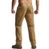 CQR Men’s Convertible Cargo Tactical Pants, Water Resistant Outdoor Hiking Pants, Zip Off Lightweight Stretch Work Pants(Runyon Cougar)
