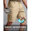 CQR Men’s Convertible Cargo Tactical Pants, Water Resistant Outdoor Hiking Pants, Zip Off Lightweight Stretch Work Pants(Runyon Dune Khaki)