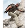 CQR Men’s Convertible Cargo Tactical Pants, Water Resistant Outdoor Hiking Pants, Zip Off Lightweight Stretch Work Pants(Runyon Sandstorm)