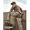 CQR Men’s Flex Stretch Tactical Pants, Water Resistant Ripstop Cargo Pants, Lightweight EDC Outdoor Work Hiking Pants(Intense Marine Desert)