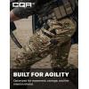 CQR Men’s Flex Stretch Tactical Pants, Water Resistant Ripstop Cargo Pants, Lightweight EDC Outdoor Work Hiking Pants(Intense Utility Camo)