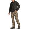 CQR Men’s Flex Stretch Tactical Pants, Water Resistant Ripstop Cargo Pants, Lightweight EDC Outdoor Work Hiking Pants(Intense Utility Camo)