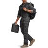 CQR Men’s Flex Stretch Tactical Pants, Water Resistant Ripstop Cargo Pants, Lightweight EDC Outdoor Work Hiking Pants(Intense Utility Camo Black)