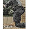 CQR Men’s Flex Stretch Tactical Pants, Water Resistant Ripstop Cargo Pants, Lightweight EDC Outdoor Work Hiking Pants(Intense Utility Camo Black)