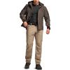 CQR Men’s Flex Stretch Tactical Pants, Water Resistant Ripstop Cargo Pants, Lightweight EDC Outdoor Work Hiking Pants(Sneak Alamo Khaki)