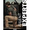 CQR Men’s Flex Stretch Tactical Pants, Water Resistant Ripstop Cargo Pants, Lightweight EDC Outdoor Work Hiking Pants(Sneak Cougar)