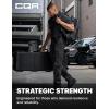CQR Men’s Flex Stretch Tactical Pants, Water Resistant Ripstop Cargo Pants, Lightweight EDC Outdoor Work Hiking Pants(Tac-stretch Cargo Black)