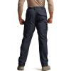 CQR Men’s Flex Stretch Tactical Pants, Water Resistant Ripstop Cargo Pants, Lightweight EDC Outdoor Work Hiking Pants(Tac-stretch Cargo Operator Navy)