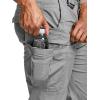 CQR Men’s Flex Stretch Tactical Pants, Water Resistant Ripstop Cargo Pants, Lightweight EDC Outdoor Work Hiking Pants(Tac-stretch Cargo Regular Stone)
