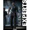 CQR Men’s Flex Stretch Tactical Pants, Water Resistant Ripstop Cargo Pants, Lightweight EDC Outdoor Work Hiking Pants(Tac-stretch Cargo Zip Black)