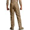 CQR Men’s Flex Stretch Tactical Pants, Water Resistant Ripstop Cargo Pants, Lightweight EDC Outdoor Work Hiking Pants(Tac-stretch Cougar)