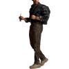 CQR Men’s Flex Stretch Tactical Pants, Water Resistant Ripstop Cargo Pants, Lightweight EDC Outdoor Work Hiking Pants(Tac-stretch Dark Brown)