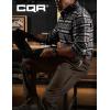CQR Men’s Flex Stretch Tactical Pants, Water Resistant Ripstop Cargo Pants, Lightweight EDC Outdoor Work Hiking Pants(Tac-stretch Dark Brown)
