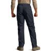 CQR Men’s Flex Stretch Tactical Pants, Water Resistant Ripstop Cargo Pants, Lightweight EDC Outdoor Work Hiking Pants(Tac-stretch Operator Navy)