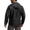CQR Men’s Hooded Tactical Softshell Jacket, Water Resistant Fleece Lined Hoodie, Winter Outdoor Hunting Hiking Rain Wind(Modern Black)
