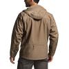 CQR Men’s Hooded Tactical Softshell Jacket, Water Resistant Fleece Lined Hoodie, Winter Outdoor Hunting Hiking Rain Wind(Modern Coyote)