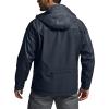 CQR Men’s Hooded Tactical Softshell Jacket, Water Resistant Fleece Lined Hoodie, Winter Outdoor Hunting Hiking Rain Wind(Modern Operator Navy)