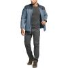 CQR Men’s Lightweight Insulated Jacket, Windproof Packable Water Resistant Warm Active Coat for Hiking Work Outdoor Tactical(Frame Shadow Grey & Stone Blue)