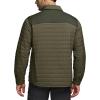 CQR Men’s Lightweight Insulated Jacket, Windproof Packable Water Resistant Warm Active Coat for Hiking Work Outdoor Tactical(Layer Army Green & Soil Green)