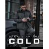 CQR Men’s Lightweight Insulated Jacket, Windproof Packable Water Resistant Warm Active Coat for Hiking Work Outdoor Tactical(Layer Black & Shadow Grey)