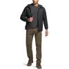 CQR Men’s Lightweight Insulated Jacket, Windproof Packable Water Resistant Warm Active Coat for Hiking Work Outdoor Tactical(Veil Black)