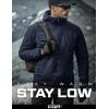 CQR Men’s Lightweight Insulated Jacket, Windproof Packable Water Resistant Warm Active Coat for Hiking Work Outdoor Tactical(Veil Navy)