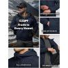 CQR Men’s Lightweight Insulated Jacket, Windproof Packable Water Resistant Warm Active Coat for Hiking Work Outdoor Tactical(Veil Navy)