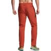 CQR Men’s Lightweight Vent Hiking Pants, Water-Resistant & Breathable Sports Outdoor Athletic Pants with Elastic Waist(Ascend Bolt Burnt Orange)