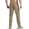 CQR Men’s Lightweight Vent Hiking Pants, Water-Resistant & Breathable Sports Outdoor Athletic Pants with Elastic Waist(Ascend Crux Alamo Khaki)