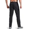 CQR Men’s Lightweight Vent Hiking Pants, Water-Resistant & Breathable Sports Outdoor Athletic Pants with Elastic Waist(Ascend Crux Black)