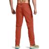 CQR Men’s Lightweight Vent Hiking Pants, Water-Resistant & Breathable Sports Outdoor Athletic Pants with Elastic Waist(Ascend Crux Burnt Orange)