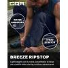 CQR Men’s Lightweight Vent Hiking Pants, Water-Resistant & Breathable Sports Outdoor Athletic Pants with Elastic Waist(Ascend Crux Polar Navy)