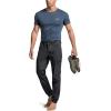 CQR Men’s Lightweight Vent Hiking Pants, Water-Resistant & Breathable Sports Outdoor Athletic Pants with Elastic Waist(Ascend Peak Black)